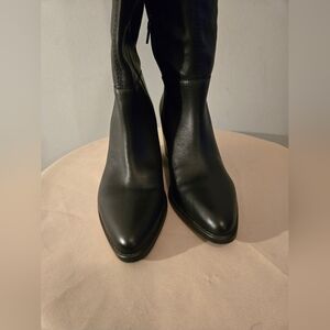 Naturalizer Fae Knee High Boots, Black Leather, Women's 9 M